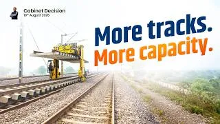 Thumbnail: Indian Railways expands East Coast Network with 4 Multitracking Projects