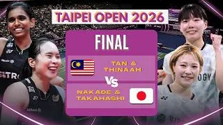 Thumbnail: Tan/Muralitharan (MAS) [1] vs Nakade/Takahashi (JPN) - F | YONEX Taipei Open 2026