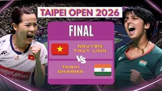 Thumbnail: Nguyen Thuy Linh (VIE) [6] vs Tanvi Sharma (IND) - F | YONEX Taipei Open 2026