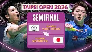 Thumbnail: Chou Tien Chen (TPE) [1] vs Yudai Okimoto (JPN) [4] - SF | YONEX Taipei Open 2026