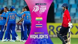 Thumbnail: Match Highlights | Match 3 | India (W) vs Thailand (W) | DP World Women's Asia Cup 2026