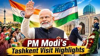 Thumbnail: PM Modi in Tashkent | Uzbekistan Visit Highlights | World NEWS