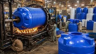 Thumbnail: How They Convert Plastic Rubbish Into Water Tank | Amazing Mass Production 