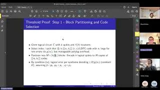 Thumbnail: 18. Quantum Fault Tolerance III by Andrew Tanggara