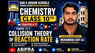 Thumbnail: Class 10 Chemistry |Ch# 17 |17.1 Collision Theory of Reaction Rate | Complete Lecture | M. Asif Ali