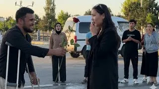 Thumbnail: Disabled Boy Gives Flowers to Girls… Their Reaction Will Shock You! 💔🌹