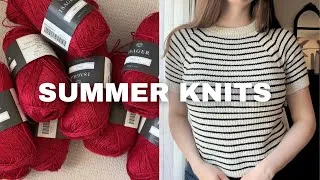 Thumbnail: Summer Knits, New Cast On's & Current WIPS | Knitting Podcast Ep. 4