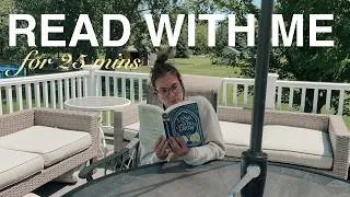 Thumbnail: read with me for 25 minutes 🌿📖 no talking, ambient music, nature sounds, real time