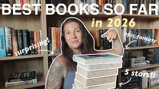 Thumbnail: the best books I've read SO FAR in 2026 📚💖 mid-year favorites