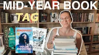 Thumbnail: MID YEAR BOOK TAG 🏷️📚 new favorites, surprises, biggest disappointments & more