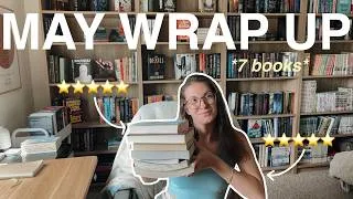 Thumbnail: I read 7 books in MAY, let's chat! 📚 *reading wrap up* + STATS