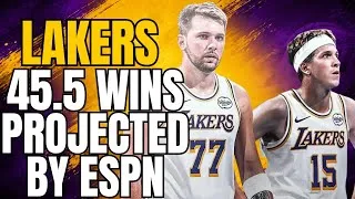 Thumbnail: LAKERS PROJECTED 45.5 WINS BY ESPN