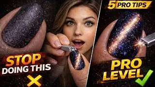 Thumbnail: STOP Doing Magnetic Nails Like This (5 Pro Fixes)【ASKA NAILS】