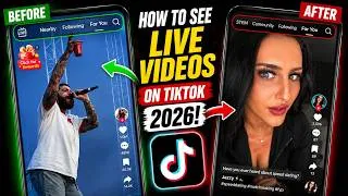 Thumbnail: How to See Live Videos on TikTok (New 2026 Update)