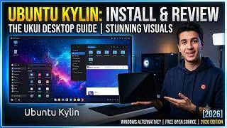 Thumbnail: Trying China’s Official Linux OS! 🇨🇳 Ubuntu Kylin & UKUI First Impressions