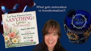 Thumbnail: Restore, Restyle, and possibly Reject! Anything Goes #uniqueantiquechallenge