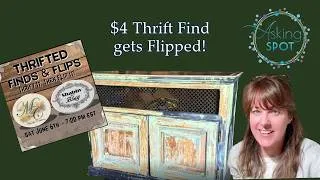 Thumbnail: Giving a Cat Cabinet another Life #ThriftedFinds