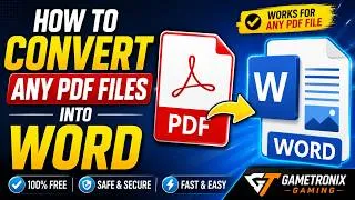 Thumbnail: PDF to Word Converter FREE | Convert PDF to Editable Word in 1 Minute