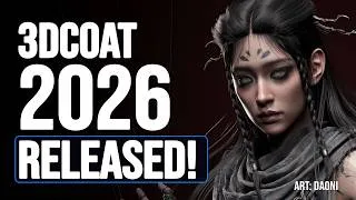 Thumbnail: 3DCoat 2026 Released - With Amazing & Powerful New Features! 