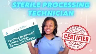 Thumbnail: HSPA CRCST Sterile Processing Technician Certification | How to get 400 hours | On the job training