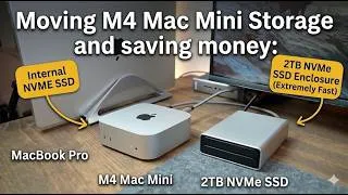 Thumbnail: Moving M4 Mac Mini Storage to External Drive and saiving money