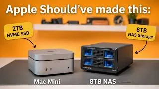 Thumbnail: The M4 Mac Mini Homelab - It Runs Local AI, Plex/Jellyfin, and a NAS