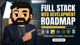 Thumbnail: Full Stack WebDev Roadmap : )