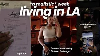 Thumbnail: a week in my life living in Los Angeles | spotify event, 100 days of fitness & more