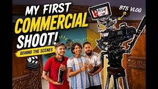 Thumbnail: I Worked in a Commercial for the First Time! 😳 | Full BTS Vlog