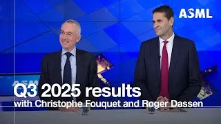 Thumbnail: Q3 2025 financial results: interview with Christophe Fouquet and Roger Dassen | ASML