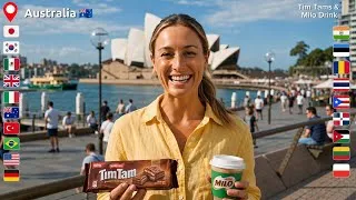 Thumbnail: Local Travelers Try Famous Snacks & Drinks Around the World 🌍🍫🥤