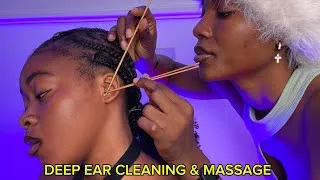 Thumbnail: ASMR Ear Eating, Ear Cleaning, Spit Painting, Ear & Head Massage + Body Massage for Deep Sleep
