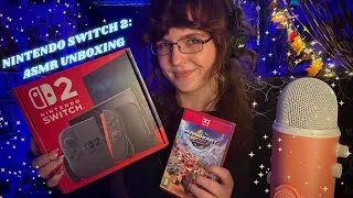 Thumbnail: Nintendo Switch 2 ASMR Unboxing 🎮 Mario Kart World + Box tapping