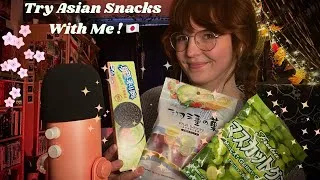 Thumbnail: Asian Snacks Mukbang ASMR 🇯🇵 Eating sounds + mouth noises