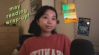 Thumbnail: ASMR | may reading wrap-up (+ june tbr) 📖💤❣️
