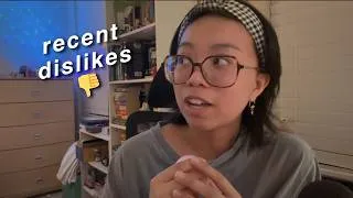 Thumbnail: ASMR | my recent dislikes 👎 (whispered, rambling)
