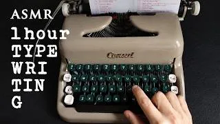 Thumbnail: ASMR 1hr Typing on Typewriter from 1959 | Relaxing background sound