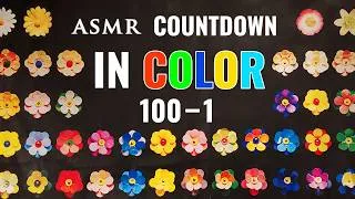 Thumbnail: ASMR Slow Countdown for Sleep | in Color | Deep Voice Soft Spoken | Majblomman