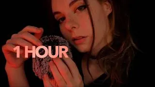 Thumbnail: ASMR | 1 HOUR Close Up, Sleepy, Sensitive Whispering & Gentle, Stormy Fluffy Sounds