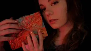 Thumbnail: ASMR | close up, clicky whispering you to sleep & gentle book tapping