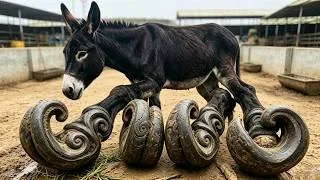 Thumbnail: After Struggling For 7 Years, The Donkey Has Finally Solved Its Problem Of Having Oversized Hooves!