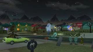 Thumbnail: The Simpsons Hit & Run │ ASMR / Sleep Aid │ Halloween Town ambience
