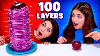 Thumbnail: ASMR 100 Layers Food Challenge Best Compilation