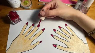 Thumbnail: ASMR - Nail Salon Roleplay 💅 No Talking (doing your nails) 
