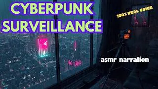 Thumbnail: [ASMR] Real Voice | Cyberpunk Surveillance: Classified Ramble from the 80th Floor ( SoftSpoken)