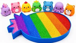 Thumbnail: ASMR Slime Video l How To Make Rainbow Pineapple Bathtub With Glitter Slime