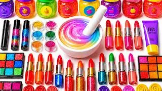 Thumbnail: Satisfying Slime ASMR 🌈 DIY How To Make Rainbow Slime Mixing Makeup Glitters Eyeshadow Squishy Ball