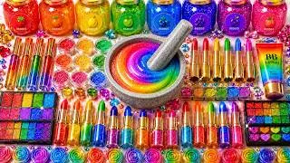 Thumbnail: Satisfying Slime ASMR 🌈 DIY How To Make Crushing Pink Slime Mixing Makeup Glitters Eyeshadow Squishy