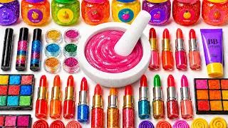 Thumbnail: Satisfying Slime ASMR 🌈 DIY How To Make Pink Slime Mixing Makeup Glitters Eyeshadow Squishy