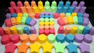 Thumbnail: ASMR baking soda | Rainbow shapes 